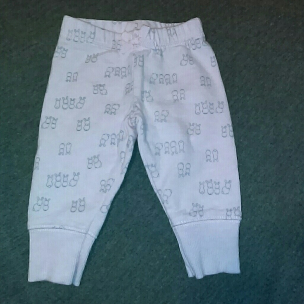 Carter's Girls Pink Bunny Sweatpants
